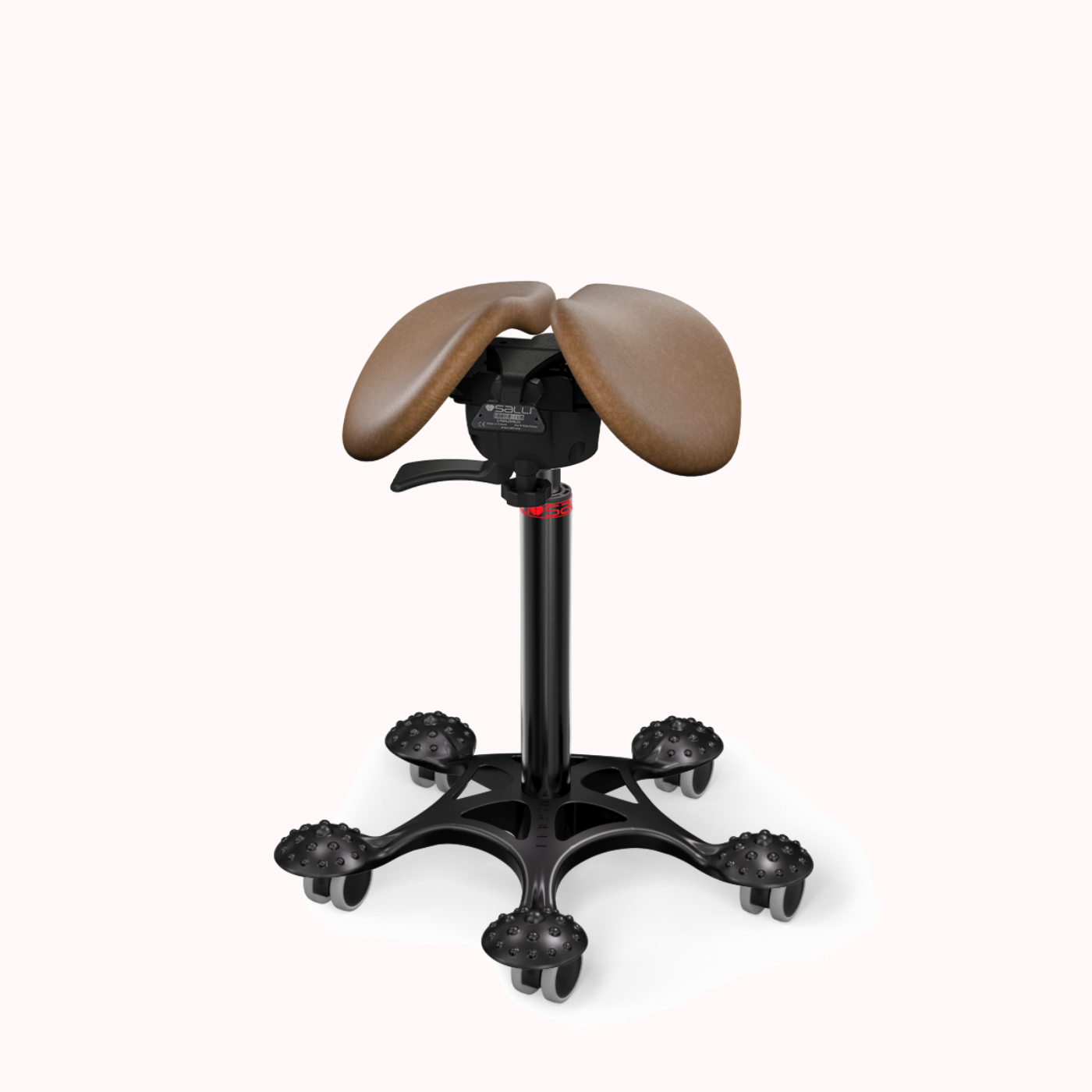 Salli Swingfit Sattelstuhl - beweglicher Swing-Sattelsitz, verstellbare Sitzbreite